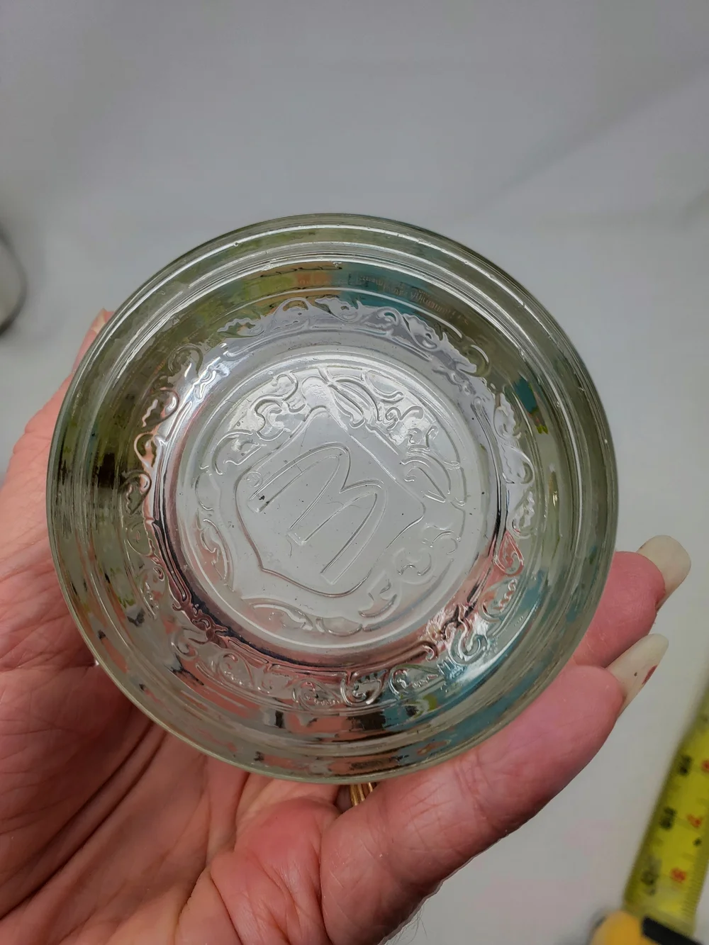 Shrek Character McDonalds Glass Cup - Green Shrek Print